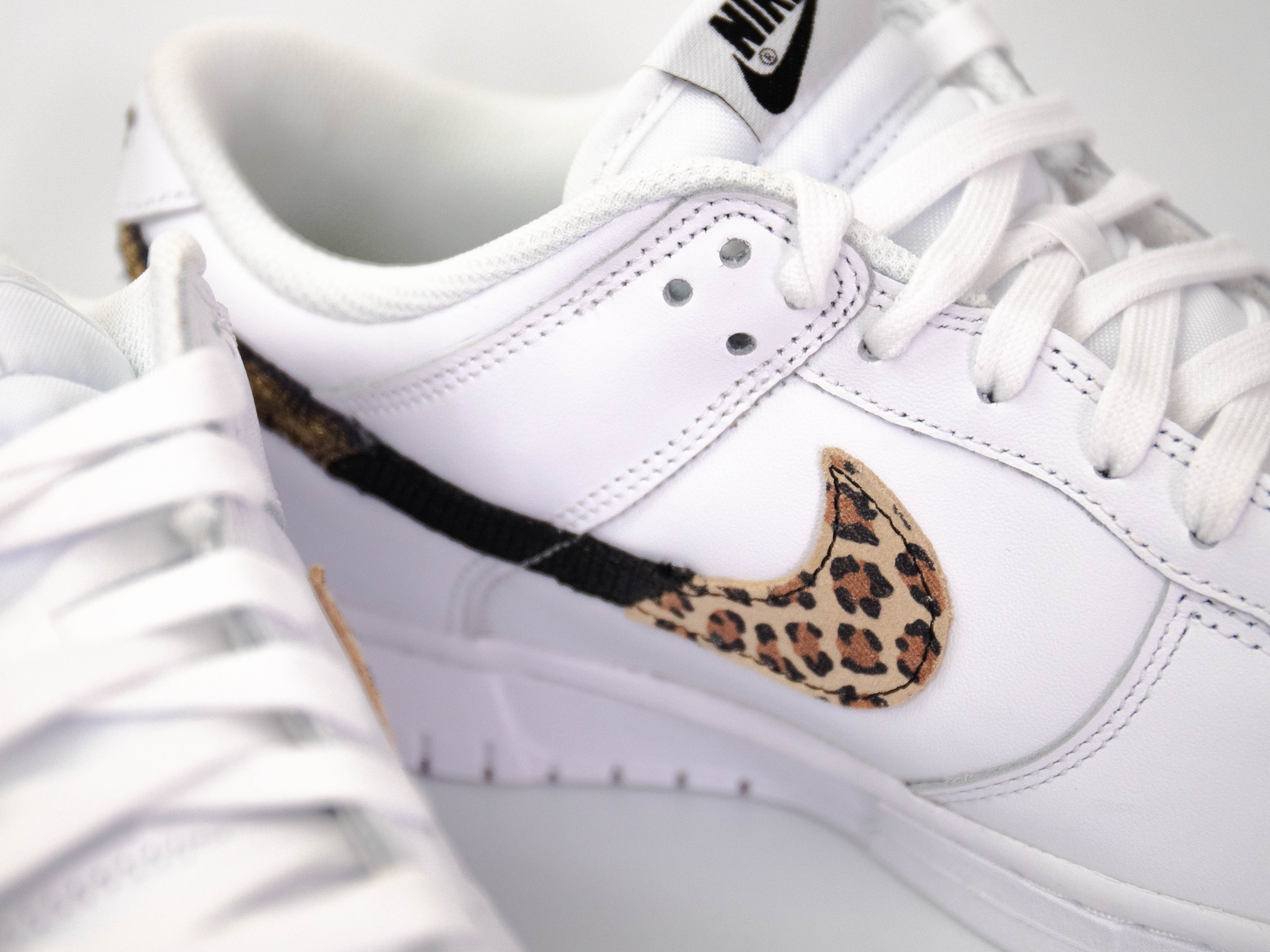 Nike dunk Low 'Leopard White'