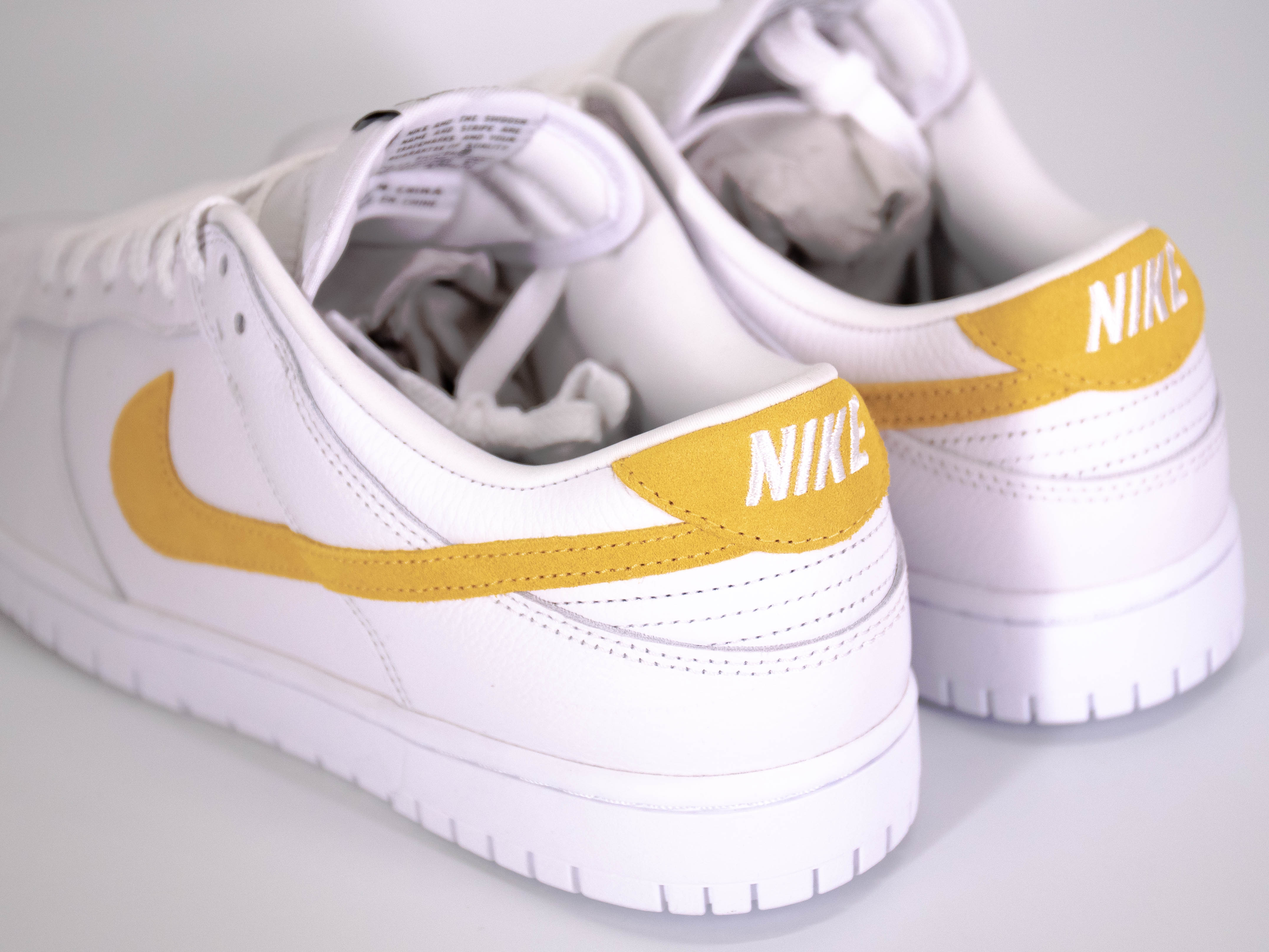 Nike Dunk Low [By You] White/Mustard