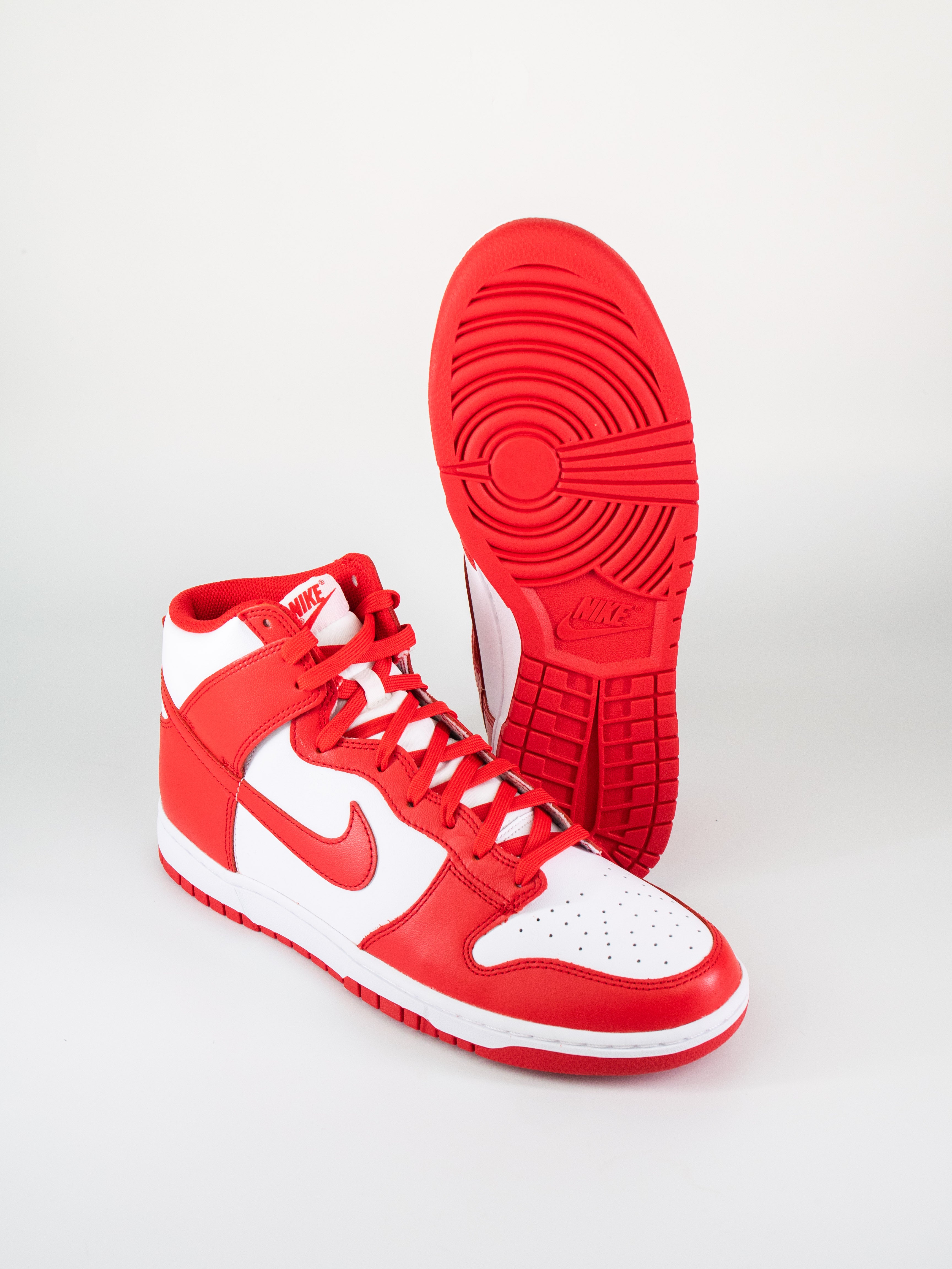 Nike Dunk High 'Championship Red/White'