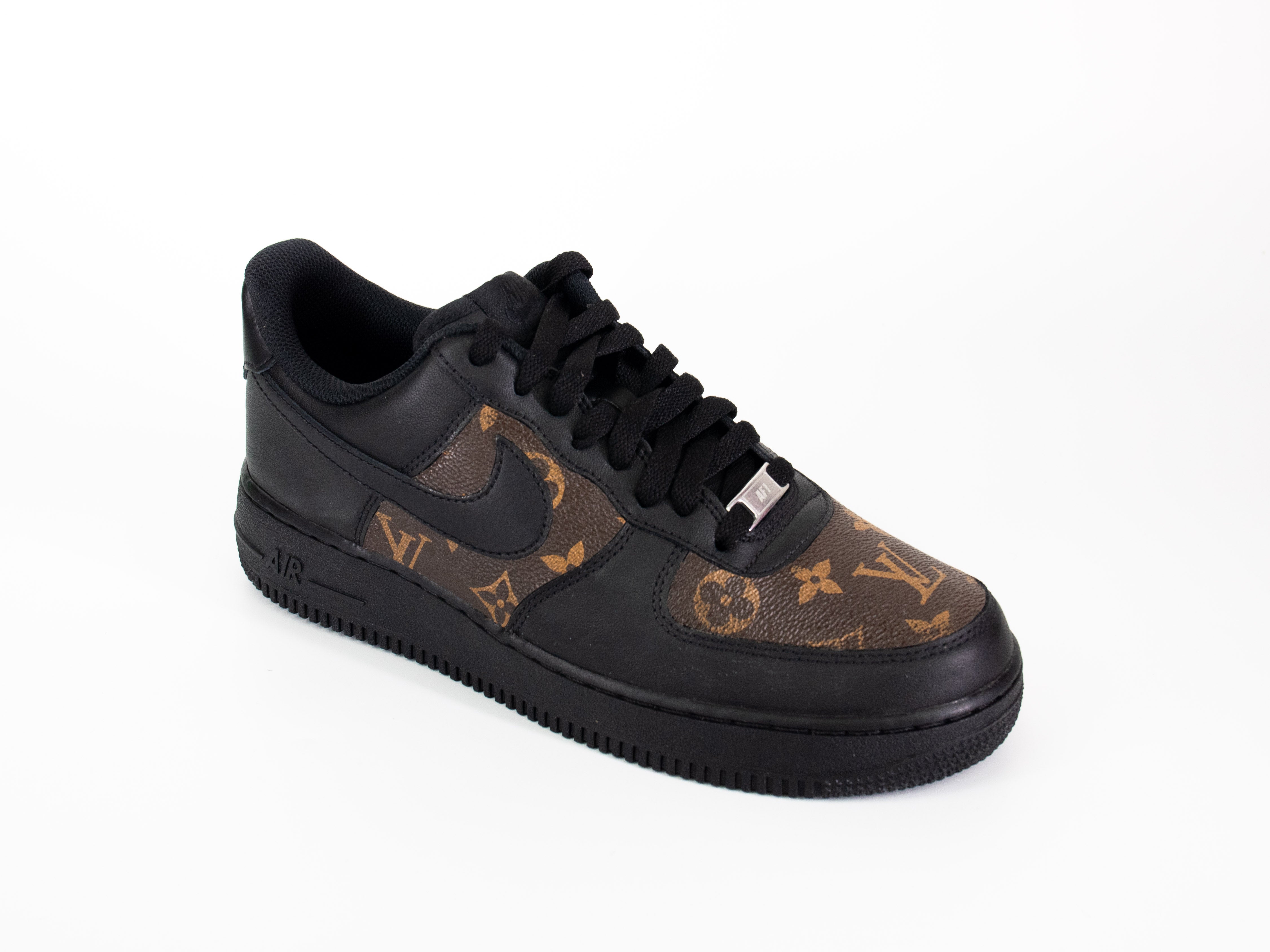 Nike AF1 Black 'Custom LV'