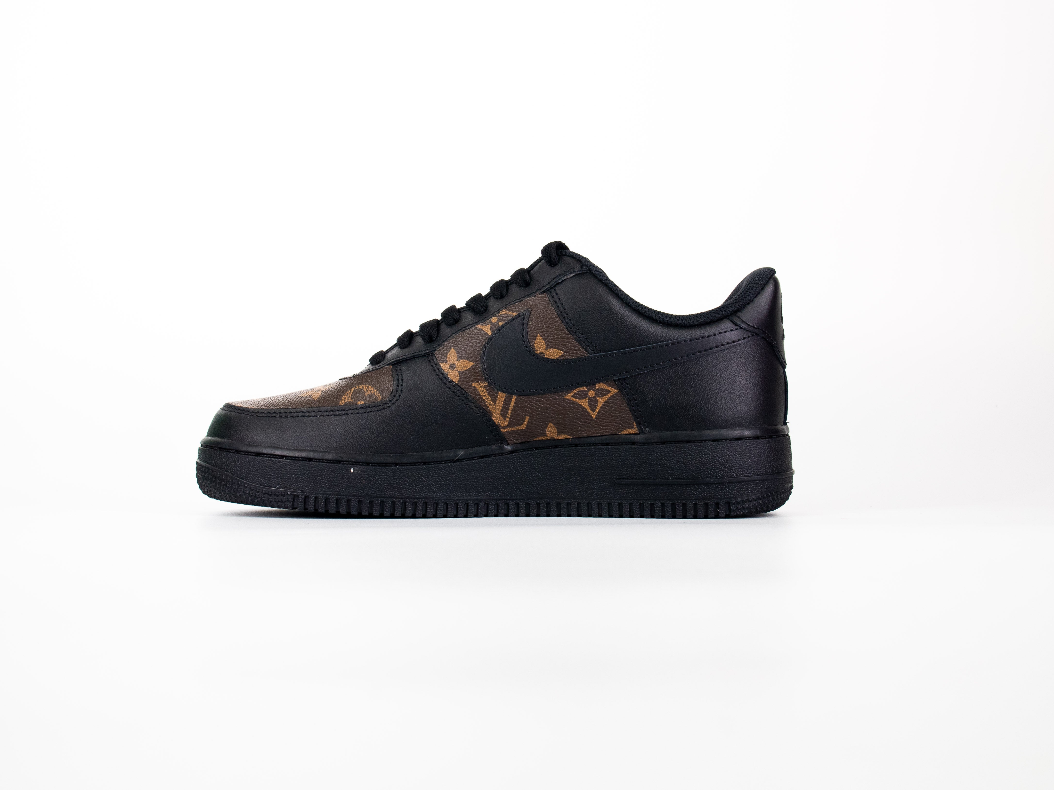 Nike AF1 Black 'Custom LV'