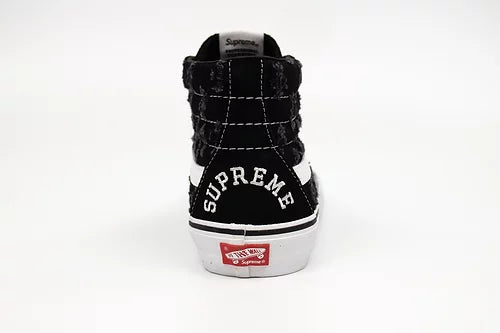 Vans x Supreme Sk8-Hi Pro “Hole Punch Denim - Black