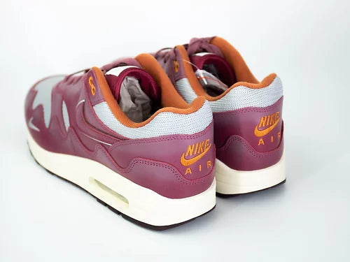 Nike Airmax 1 X PATTA 'Maroon/Orange'