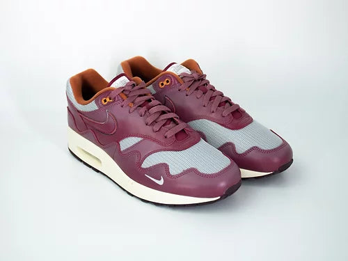 Nike Airmax 1 X PATTA 'Maroon/Orange'